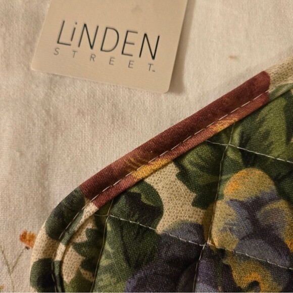 Thanksgiving Fall Harvest Kitchen Linens 2 Dish Towels Oven Mitt Pot Holder NWT - Picture 8 of 10